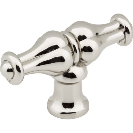 Jeffrey Alexander 818L-NI polished nickel cabinet knob