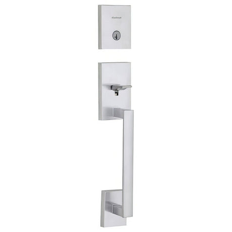 Kwikset 818SCELIP-26DS.STRKP satin chrome single cylinder handleset