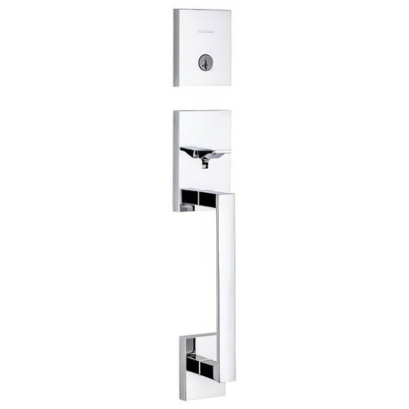 Kwikset 818SCELIP-26S.STRKP polished chrome single cylinder handleset