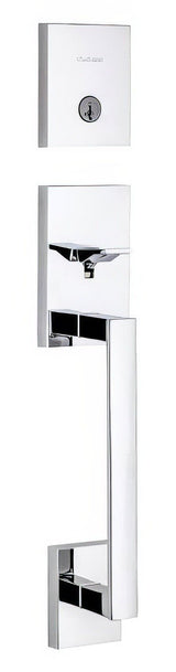 Kwikset 818SCELIP-26S.STRKP polished chrome single cylinder handleset
