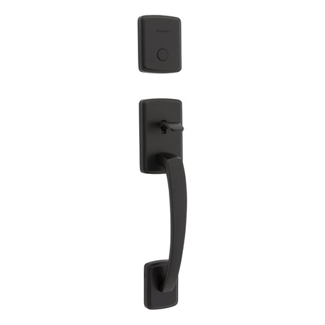 Kwikset Brentford Handleset Trim in Matte Black