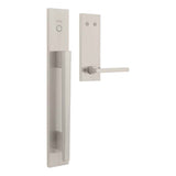 Kwikset Halifax Handleset Trim in Satin Nickel