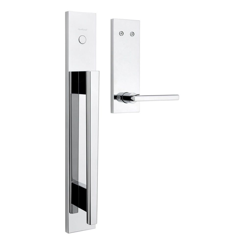 Kwikset Halifax Handleset Trim in Bright Chrome