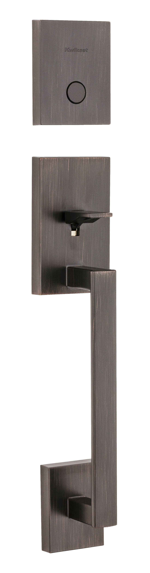 Kwikset San Clemente Handleset Trim in Venetian Bronze