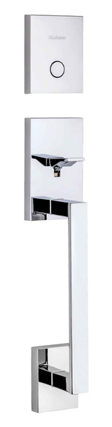 Kwikset San Clemente Handleset Trim in Bright Chrome