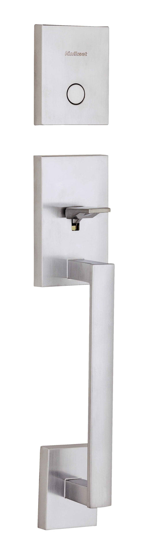 Kwikset San Clemente Handleset Trim in Satin Chrome