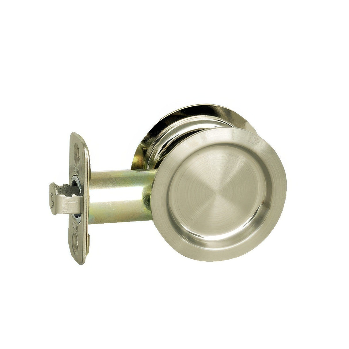 Better Home Products 819SN satin nickel passage pocket door lock