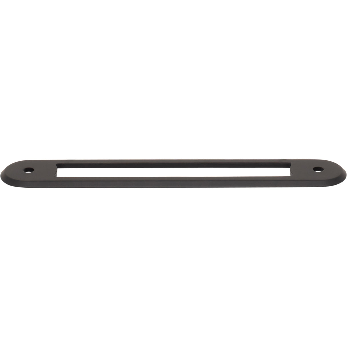 Top Knobs TK3353BLK Brockwell 5 1/16" Center to Center Pull Backplate Flat Black