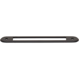 Top Knobs TK3353BLK Brockwell 5 1/16" Center to Center Pull Backplate Flat Black