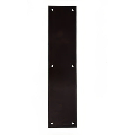 Ives 820010B315 push plate in satin stainless, additional view