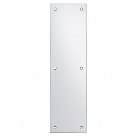 Ives 820026416 polished chrome push plate