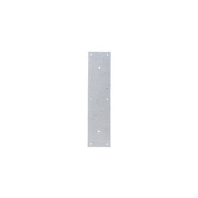 Ives 820028315 push plate in satin stainless, front view