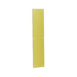 Ives 82003315 polished brass push plate