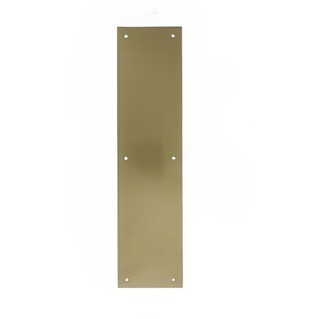 Ives 82003416 polished brass push plate
