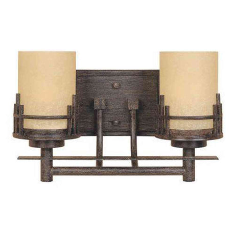 Designers Fountain 82102-WM warm mahogany vanity light