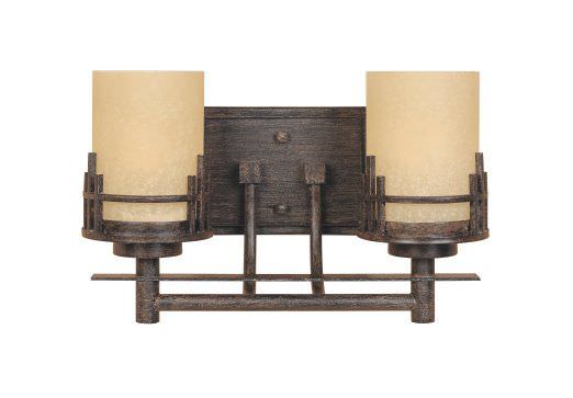 Designers Fountain 82102-WM warm mahogany vanity light