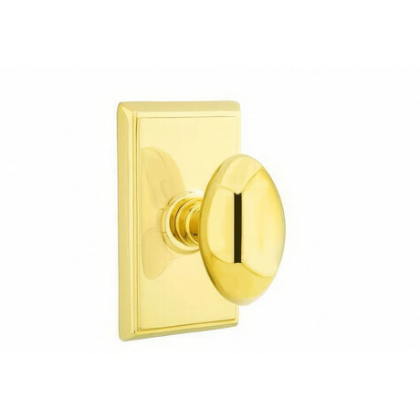 Emtek 8221EUS3 polished brass lifetime privacy door knob
