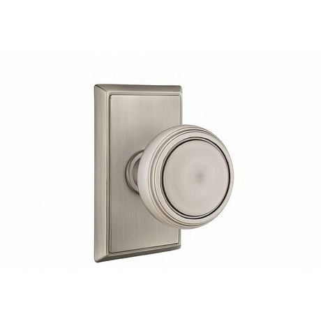 Emtek 8221NWUS15A pewter privacy door knob