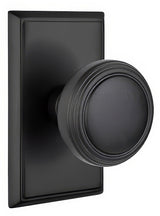 Emtek 8221NWUS19 flat black privacy door knob
