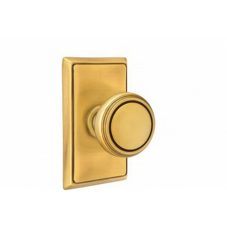 Emtek 8221NWUS7 french antique brass privacy door knob