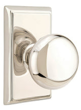 Emtek 8221PUS14 polished nickel lifetime privacy door knob