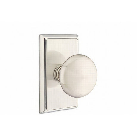 Emtek 8221PUS15 satin nickel privacy door knob