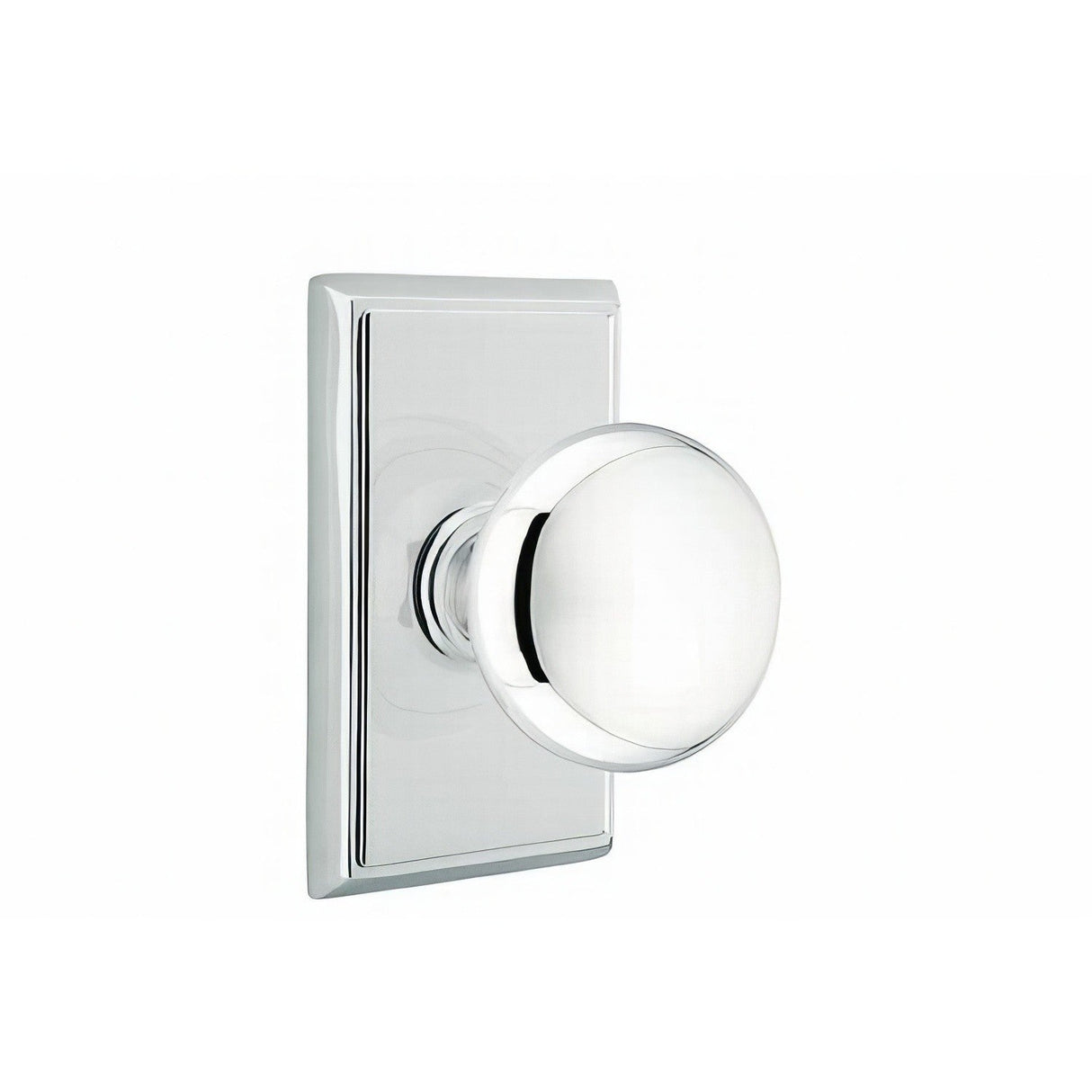 Emtek 8221PUS26 polished chrome privacy door knob