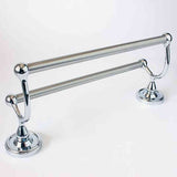 Rusticware 8222CH polished chrome double towel bar