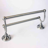Rusticware 8222SN satin nickel double towel bar