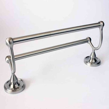Rusticware 8222SN satin nickel double towel bar