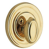 Baldwin 8231003PAT lifetime polished brass one sided deadbolt
