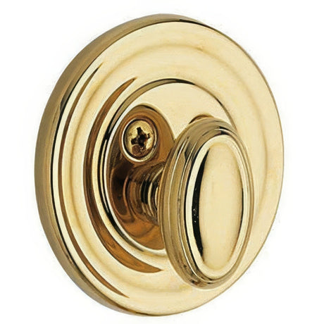 Baldwin 8231003PAT lifetime polished brass one sided deadbolt