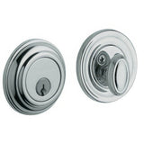 Baldwin 8231260 polished chrome single cylinder deadbolt