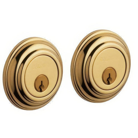 Baldwin 8232003 lifetime polished brass double cylinder deadbolt