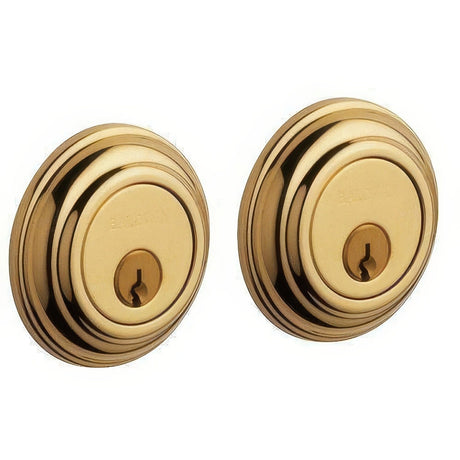 Baldwin 8232031 unlacquered brass double cylinder deadbolt