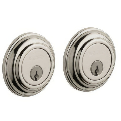 Baldwin 8232055 lifetime polished nickel double cylinder deadbolt