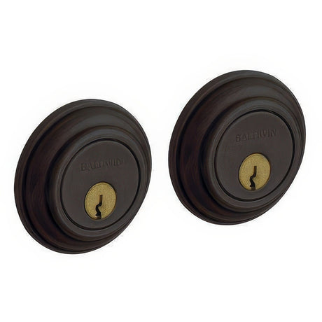 Baldwin 8232402 distressed oil rubbed bronze double cylinder deadbolt