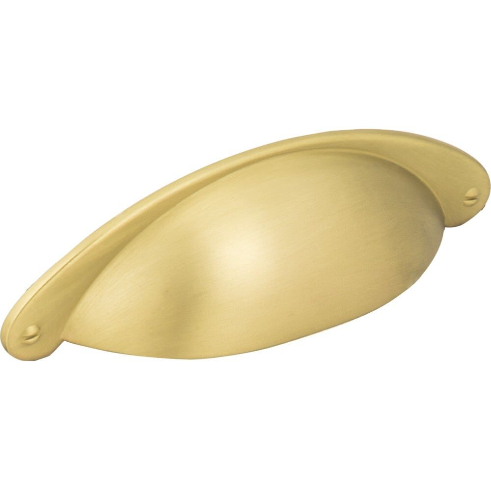 Jeffrey Alexander 8233BG Lyon cabinet drawer pull in satin stainless, additional view