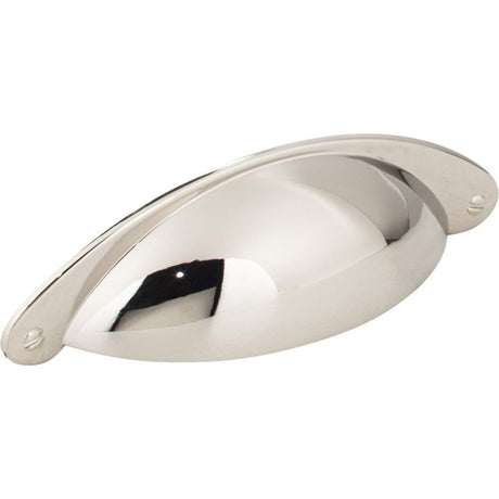 Jeffrey Alexander 8233NI polished nickel cabinet drawer pull