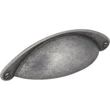 Jeffrey Alexander 8233SIM distressed antique silver cabinet drawer pull