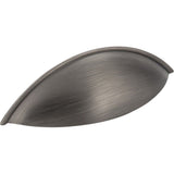 Jeffrey Alexander 8236-BNBDL brushed pewter cabinet drawer pull