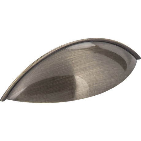 Jeffrey Alexander 8236AB brushed antique brass cabinet drawer pull