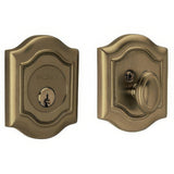Baldwin 8237050 satin brass and black single cylinder deadbolt