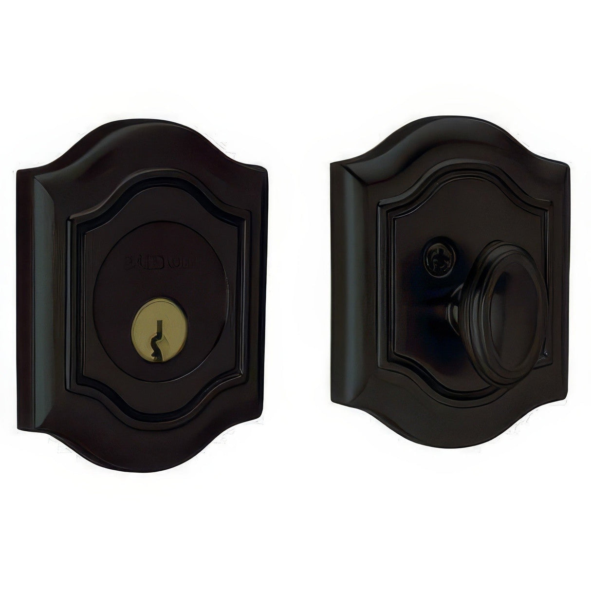 Baldwin 8237190 satin black single cylinder deadbolt