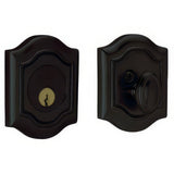 Baldwin 8237190 satin black single cylinder deadbolt