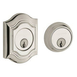 Baldwin 8238055 lifetime polished nickel double cylinder deadbolt