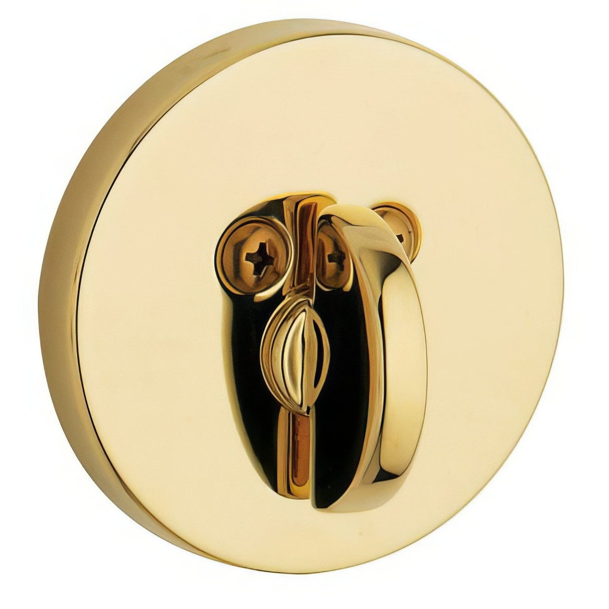 Baldwin 8241003PAT lifetime polished brass one sided deadbolt