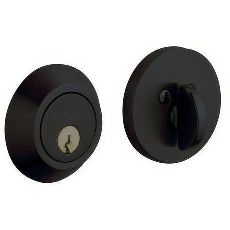 Baldwin 8241190 satin black single cylinder deadbolt