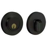 Baldwin 8244190 satin black single cylinder deadbolt