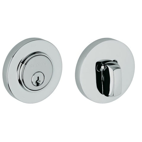 Baldwin 8244260 polished chrome single cylinder deadbolt